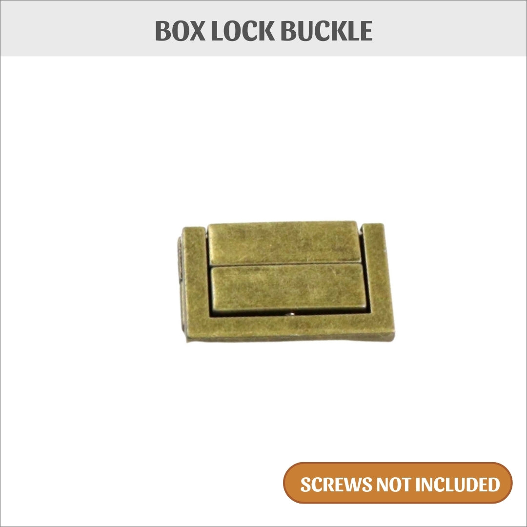 Brass box clasp, 1 1/4 metal clasp for boxes with brads included, HD3 -  Colorway Arts
