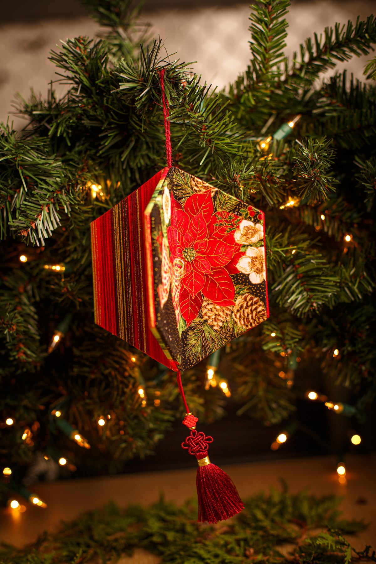 Cartonnage Fabric Ornaments DIY KIT set