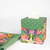 Fabric tissue box cover with magnet closure DIY kit, cartonnage kit 141a