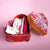 Supreme Heart fabric box DIY kit, cartonnage kit 238