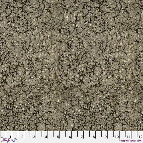 Fabric - Composition - Black - Laboratory - Tim Holtz - Half Yard