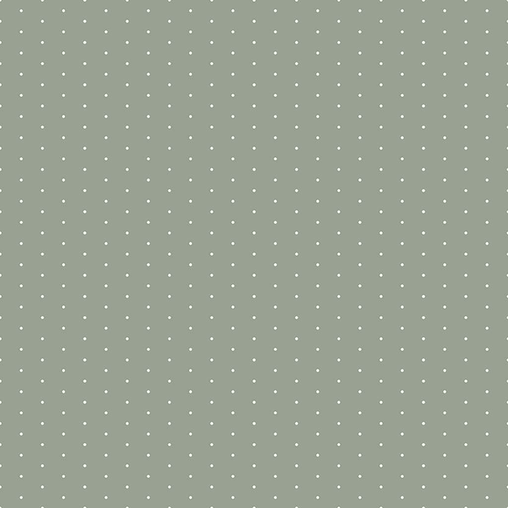 Fabric - Hunny Bunny Swiss Dot - Light Forest - meags &amp; me - Half Yard