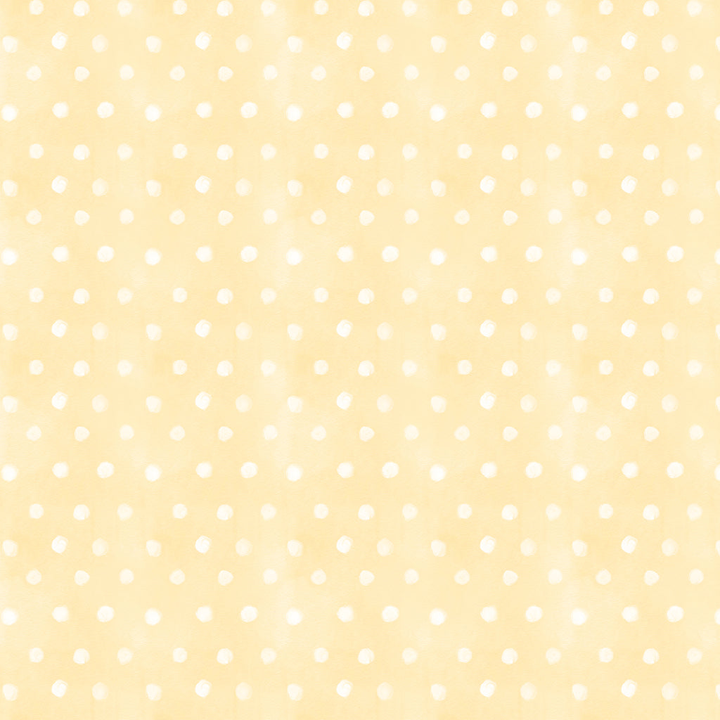 Fabric - Spring Has Sprung Digital Dots - Light Gold - Heatherlee Chan - Half Yard