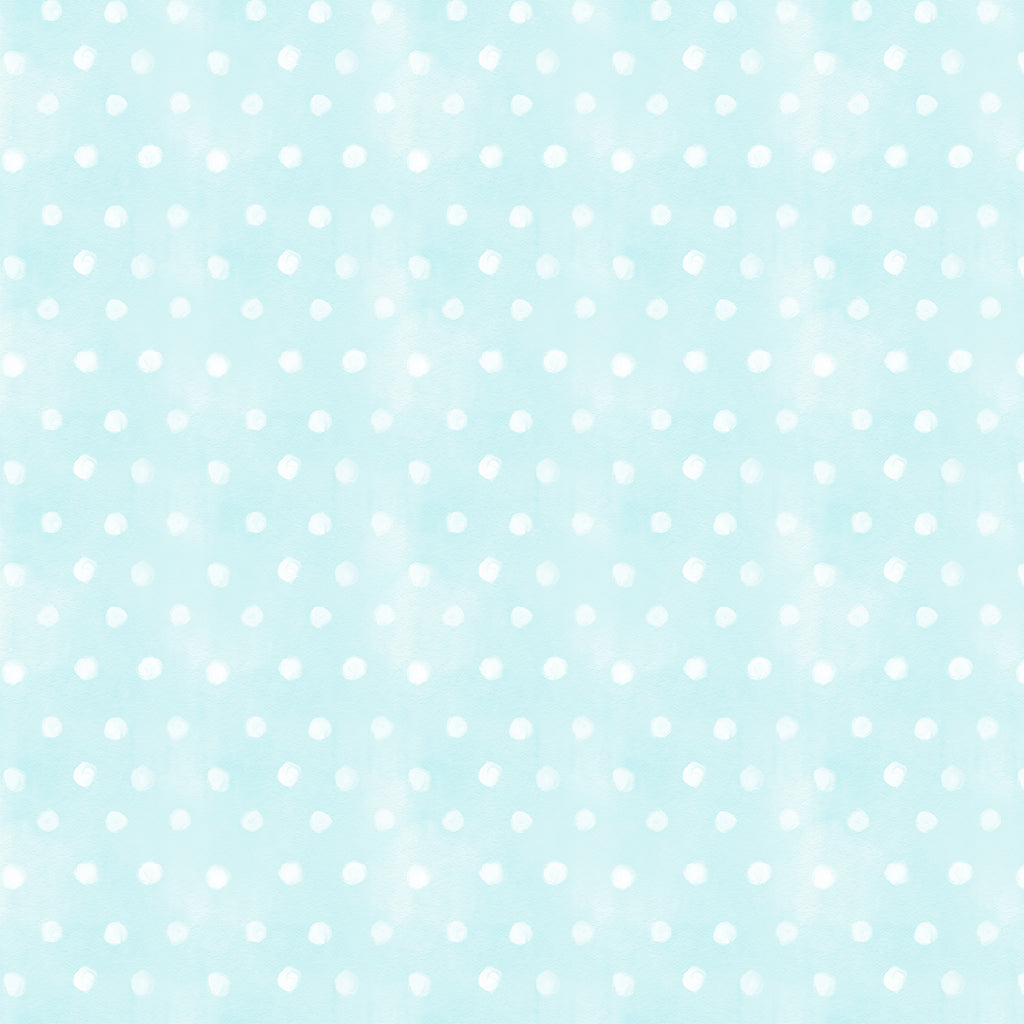 Fabric - Spring Has Sprung Digital Dots - Light Sky - Heatherlee Chan - Half Yard