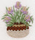 Irises in Pottery CREAM Brazilian Embroidery Kit